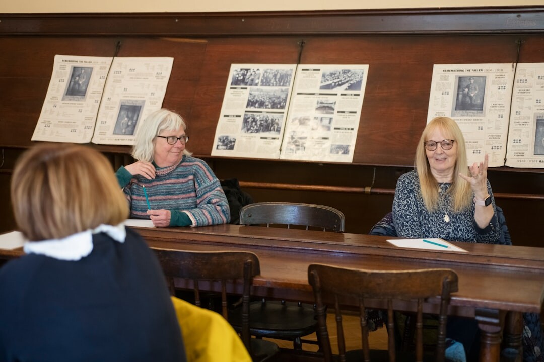 group discussion in workshop
