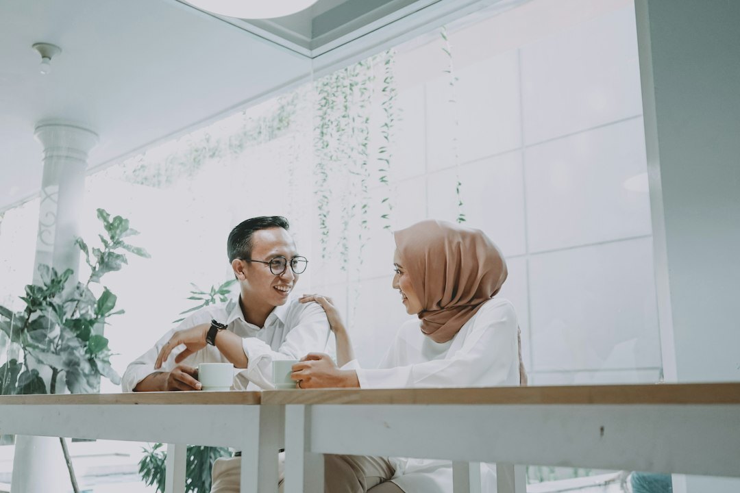 couple having deep conversation